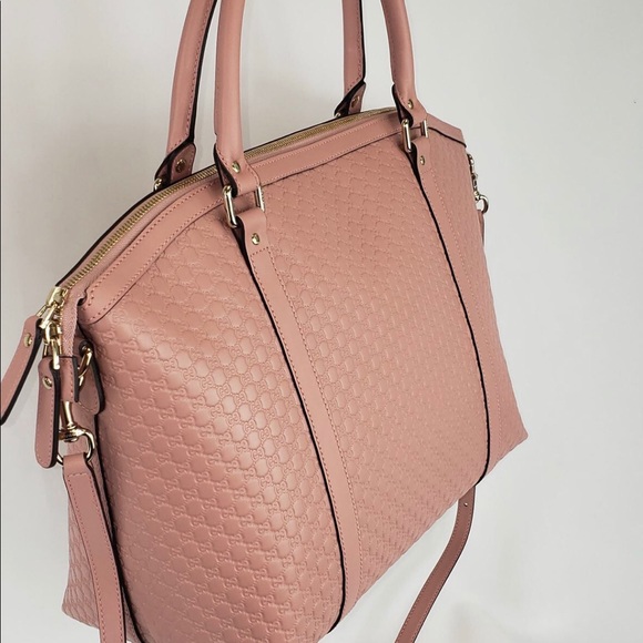 Gucci GG Convertible Handbag in Soft Pink with detachable shoulder strap New - Picture 9 of 10